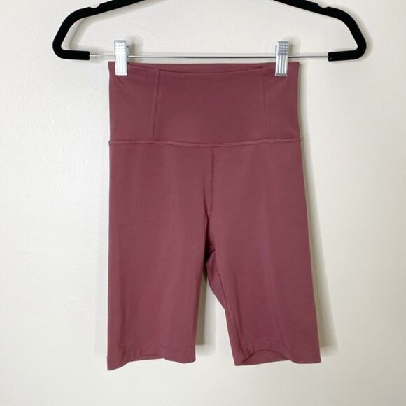 Girlfriend Collective Fig Float Bike Shorts - Picture 1 of 3